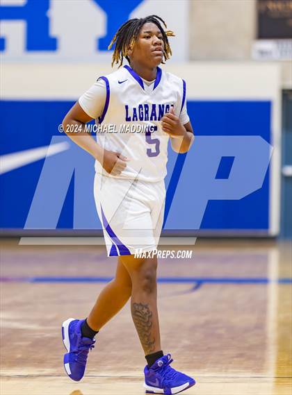 Thumbnail 3 in LaGrange vs Goose Creek Memorial (Beaumont ISD YMBL Tournament) photogallery.
