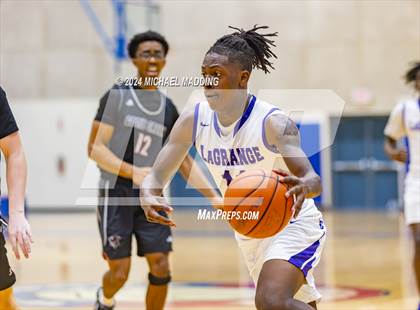 Thumbnail 2 in LaGrange vs Goose Creek Memorial (Beaumont ISD YMBL Tournament) photogallery.
