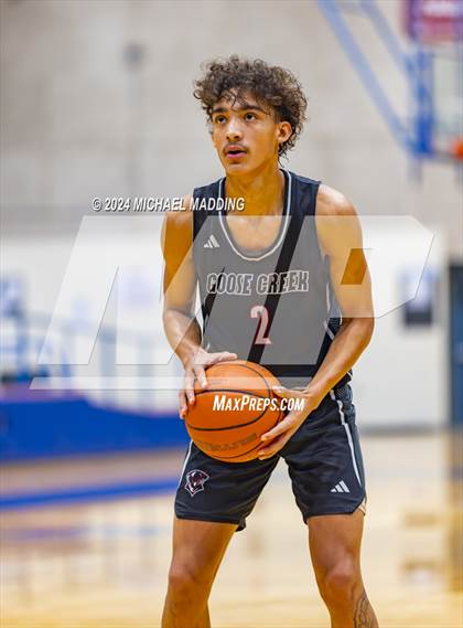 Thumbnail 2 in LaGrange vs Goose Creek Memorial (Beaumont ISD YMBL Tournament) photogallery.