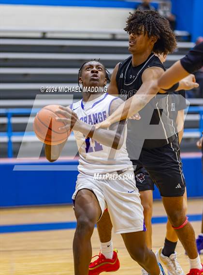 Thumbnail 2 in LaGrange vs Goose Creek Memorial (Beaumont ISD YMBL Tournament) photogallery.