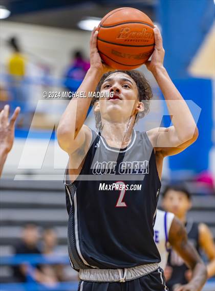 Thumbnail 2 in LaGrange vs Goose Creek Memorial (Beaumont ISD YMBL Tournament) photogallery.
