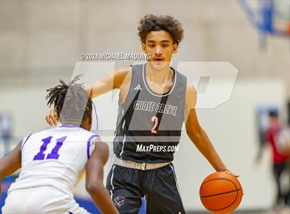 Thumbnail 3 in LaGrange vs Goose Creek Memorial (Beaumont ISD YMBL Tournament) photogallery.