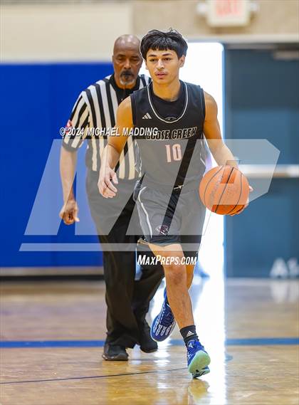 Thumbnail 2 in LaGrange vs Goose Creek Memorial (Beaumont ISD YMBL Tournament) photogallery.