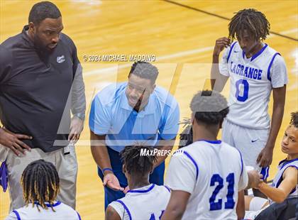 Thumbnail 2 in LaGrange vs Goose Creek Memorial (Beaumont ISD YMBL Tournament) photogallery.
