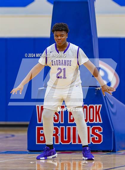 Thumbnail 3 in LaGrange vs Goose Creek Memorial (Beaumont ISD YMBL Tournament) photogallery.