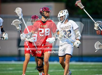 Thumbnail 2 in Greater Atlanta Christian @ Marist photogallery.