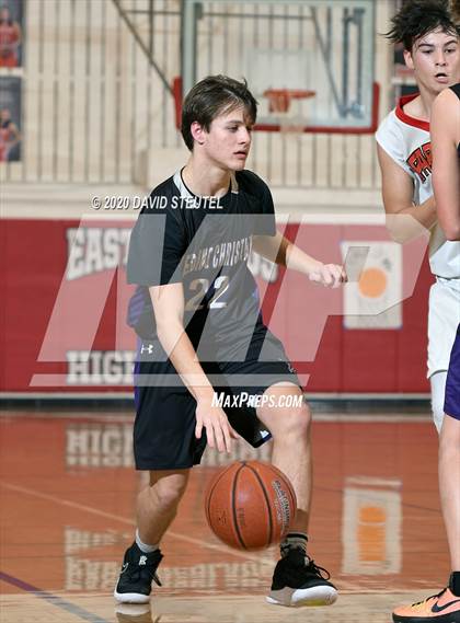 Thumbnail 1 in Redding Christian vs. East Nicolaus (Love of the Game) photogallery.
