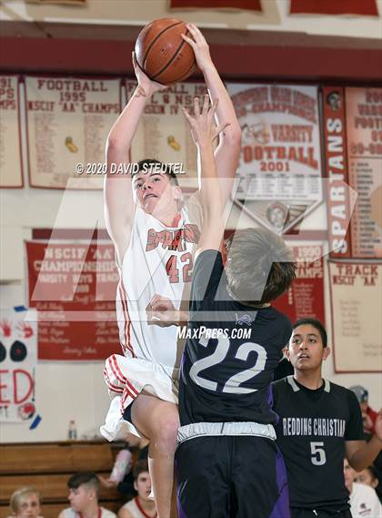 Thumbnail 1 in Redding Christian vs. East Nicolaus (Love of the Game) photogallery.