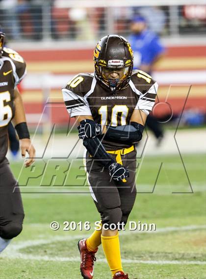 Thumbnail 2 in Santa Clara vs Gunderson (Levi's Stadium - Friday Night Lights) photogallery.