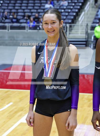 Thumbnail 3 in Fulshear vs. Lovejoy (UIL 5A Volleyball Semifinal Medal Ceremony) photogallery.