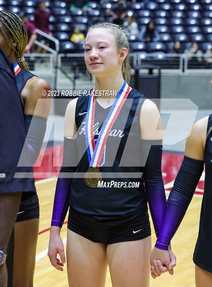 Thumbnail 2 in Fulshear vs. Lovejoy (UIL 5A Volleyball Semifinal Medal Ceremony) photogallery.
