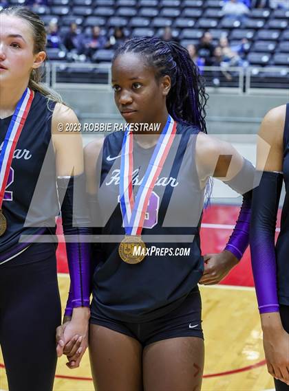 Thumbnail 2 in Fulshear vs. Lovejoy (UIL 5A Volleyball Semifinal Medal Ceremony) photogallery.