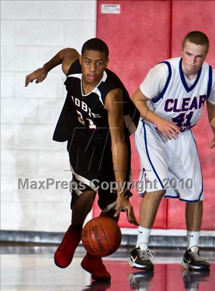 Thumbnail 3 in Dobie [J. Frank] Sophomore vs Clear Lake Sophomore photogallery.