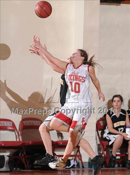 Thumbnail 1 in Golden Sierra vs. Victory Christian (Lady Viking Classic) photogallery.