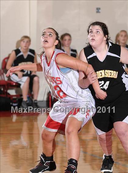 Thumbnail 1 in Golden Sierra vs. Victory Christian (Lady Viking Classic) photogallery.