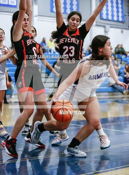 Thumbnail 2 in Beverly Hills vs Holy Martyrs Armenian (Riptide GBB Showcase) photogallery.