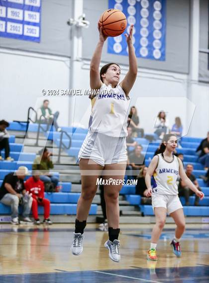 Thumbnail 2 in Beverly Hills vs Holy Martyrs Armenian (Riptide GBB Showcase) photogallery.