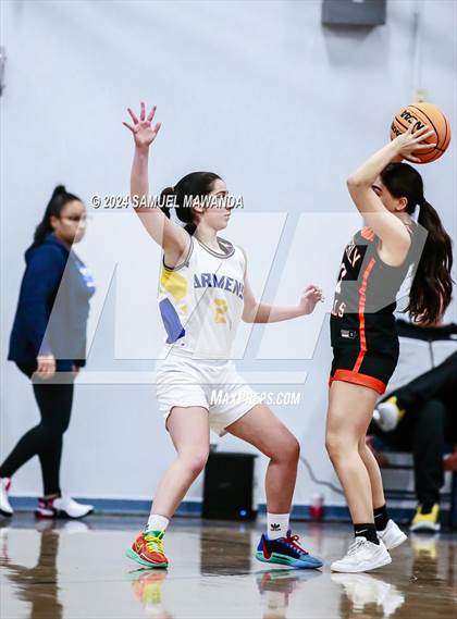 Thumbnail 2 in Beverly Hills vs Holy Martyrs Armenian (Riptide GBB Showcase) photogallery.