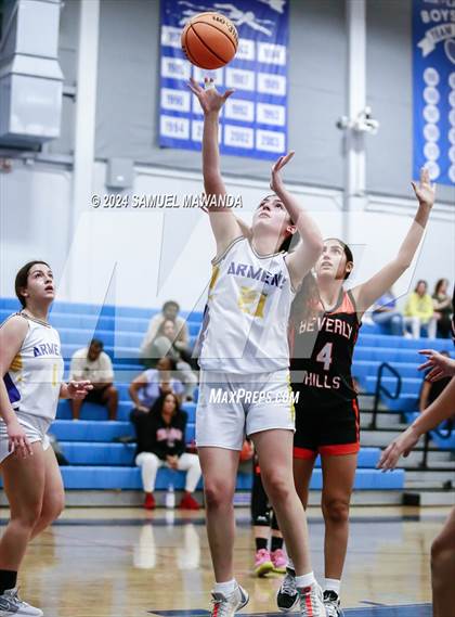 Thumbnail 2 in Beverly Hills vs Holy Martyrs Armenian (Riptide GBB Showcase) photogallery.