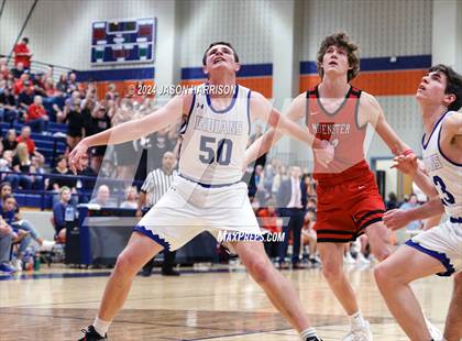 Thumbnail 2 in Lipan vs. Muenster (UIL Basketball 2A Regional Final) photogallery.