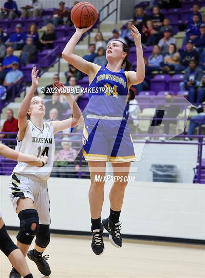 Thumbnail 3 in Kaufman vs. Brownsboro (UIL 4A Bi-District) photogallery.