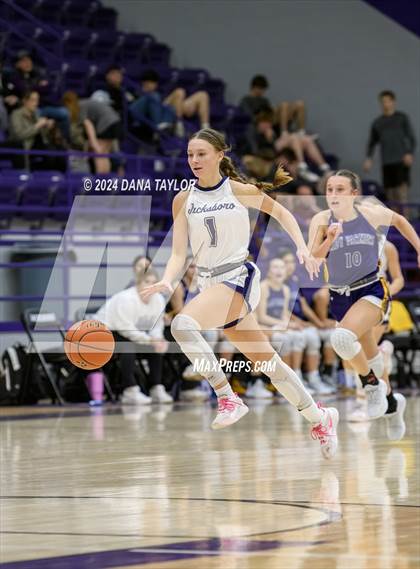 Thumbnail 1 in Farmersville vs Jacksboro (Tornado Tip Off) photogallery.
