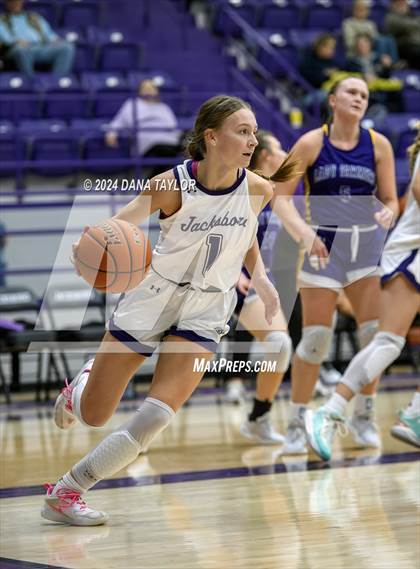 Thumbnail 1 in Farmersville vs Jacksboro (Tornado Tip Off) photogallery.