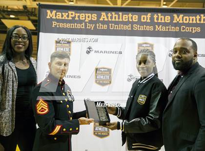 Thumbnail 1 in Marines H.S. Female Athlete of the Month - Shemiah Amos photogallery.
