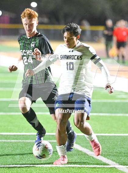 Thumbnail 3 in Yuma Catholic vs. Gilbert Christian (AIA 3A Final) photogallery.