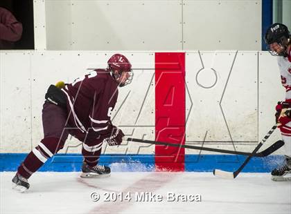 Thumbnail 2 in Fairfield Prep vs. La Salle Academy (Mount St Charles Holiday Face-Off) photogallery.