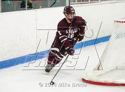 Thumbnail 3 in Fairfield Prep vs. La Salle Academy (Mount St Charles Holiday Face-Off) photogallery.