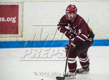 Thumbnail 1 in Fairfield Prep vs. La Salle Academy (Mount St Charles Holiday Face-Off) photogallery.