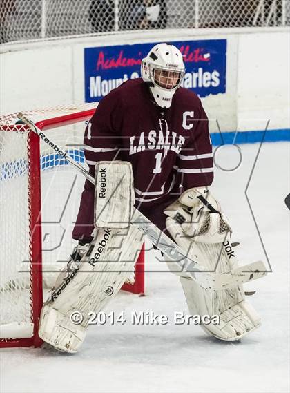 Thumbnail 2 in Fairfield Prep vs. La Salle Academy (Mount St Charles Holiday Face-Off) photogallery.