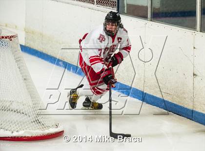 Thumbnail 2 in Fairfield Prep vs. La Salle Academy (Mount St Charles Holiday Face-Off) photogallery.
