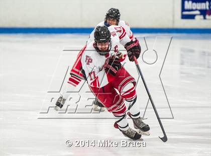 Thumbnail 2 in Fairfield Prep vs. La Salle Academy (Mount St Charles Holiday Face-Off) photogallery.