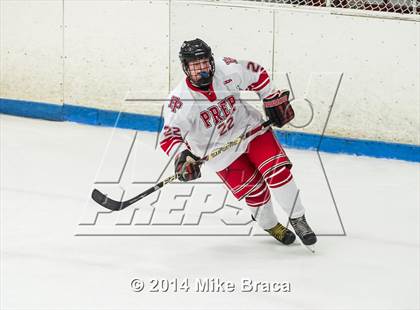 Thumbnail 3 in Fairfield Prep vs. La Salle Academy (Mount St Charles Holiday Face-Off) photogallery.