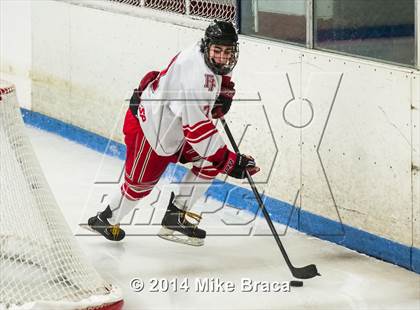 Thumbnail 1 in Fairfield Prep vs. La Salle Academy (Mount St Charles Holiday Face-Off) photogallery.