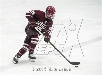 Thumbnail 2 in Fairfield Prep vs. La Salle Academy (Mount St Charles Holiday Face-Off) photogallery.
