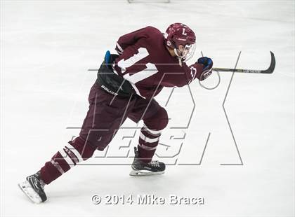 Thumbnail 1 in Fairfield Prep vs. La Salle Academy (Mount St Charles Holiday Face-Off) photogallery.