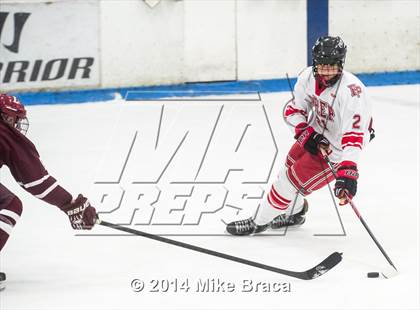 Thumbnail 1 in Fairfield Prep vs. La Salle Academy (Mount St Charles Holiday Face-Off) photogallery.