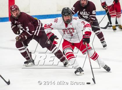 Thumbnail 1 in Fairfield Prep vs. La Salle Academy (Mount St Charles Holiday Face-Off) photogallery.