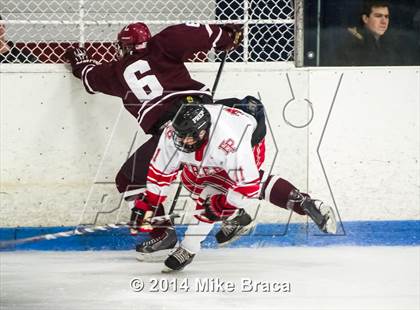 Thumbnail 2 in Fairfield Prep vs. La Salle Academy (Mount St Charles Holiday Face-Off) photogallery.
