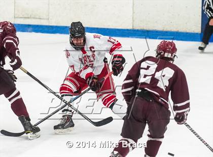 Thumbnail 2 in Fairfield Prep vs. La Salle Academy (Mount St Charles Holiday Face-Off) photogallery.