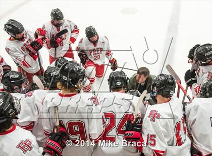 Thumbnail 3 in Fairfield Prep vs. La Salle Academy (Mount St Charles Holiday Face-Off) photogallery.