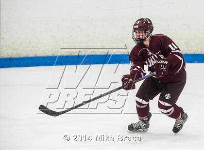 Thumbnail 3 in Fairfield Prep vs. La Salle Academy (Mount St Charles Holiday Face-Off) photogallery.