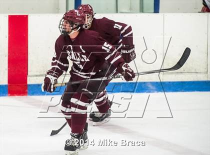 Thumbnail 2 in Fairfield Prep vs. La Salle Academy (Mount St Charles Holiday Face-Off) photogallery.