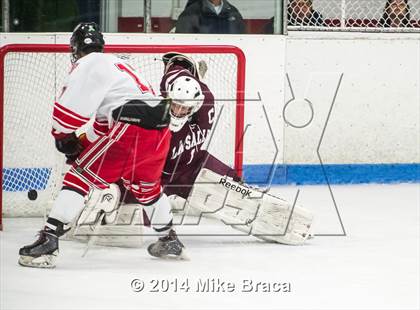 Thumbnail 2 in Fairfield Prep vs. La Salle Academy (Mount St Charles Holiday Face-Off) photogallery.