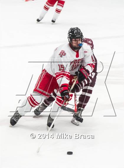 Thumbnail 1 in Fairfield Prep vs. La Salle Academy (Mount St Charles Holiday Face-Off) photogallery.