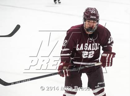 Thumbnail 1 in Fairfield Prep vs. La Salle Academy (Mount St Charles Holiday Face-Off) photogallery.