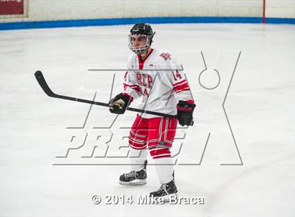 Thumbnail 1 in Fairfield Prep vs. La Salle Academy (Mount St Charles Holiday Face-Off) photogallery.